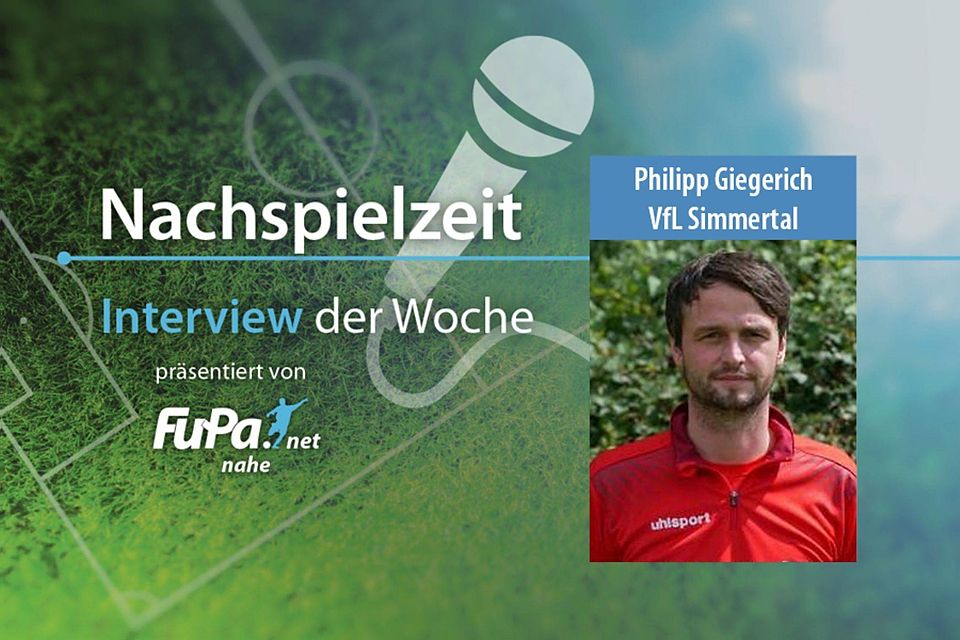 Zwölf Siege aus 13 Spielen: Simmertals Erfolgscoach Philipp Giegerich stellt sich unseren Fragen. 