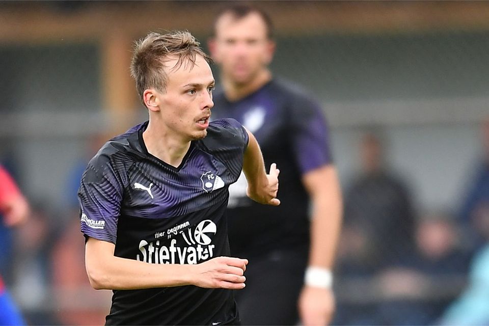 Verwandelte einen Eckball zur 1:0-Führung des FC Wittlingen: Etienne Leisinger Verwandelte einen Eckball zur 1:0-Führung des FC Wittlingen: Etienne Leisinger