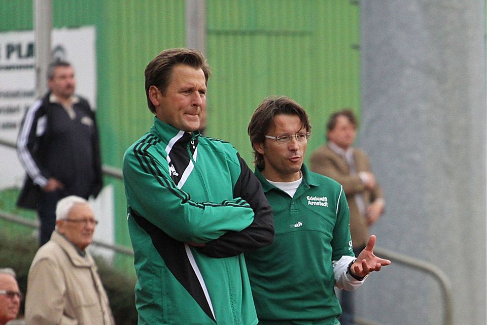 Thomas Vollmann (rechts) übernimmt nach Jonekeits (links) Weggang als Cheftrainer. Foto: Rinke