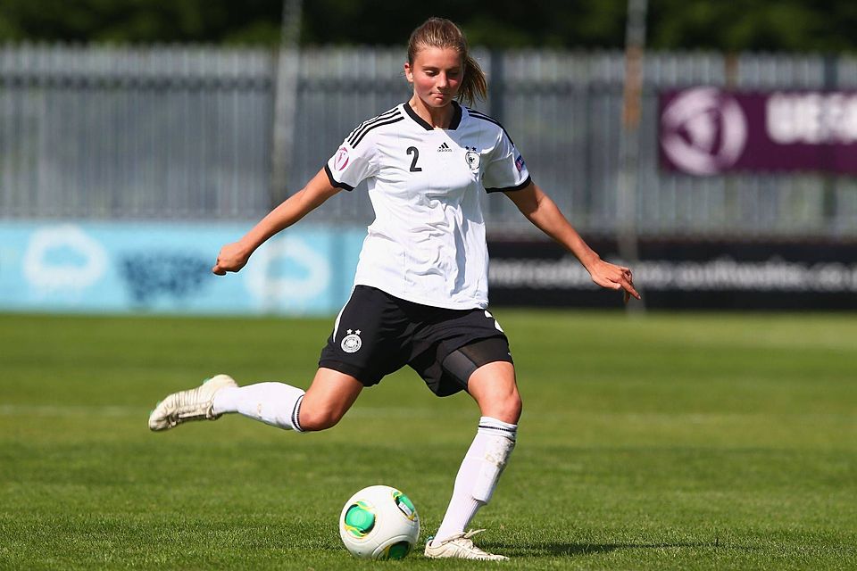 Titel-Hattrick eingesackt: U20-Nationalspielerin  Marie Becker   ist  im nördlichsten Bundesland die beste Fußballerin. getty