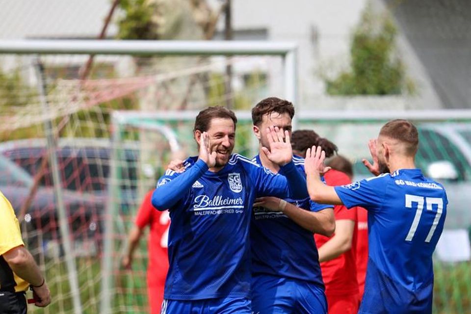 Die SG Bad König/Zell, hier jubelnd beim Sieg in Lengfeld, will noch der Relegation entgehen. Die SG Bad König/Zell, hier jubelnd beim Sieg in Lengfeld, will noch der Relegation entgehen.