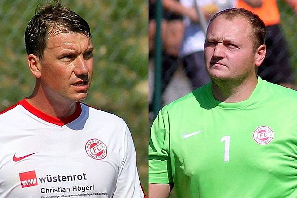 Dennis Fischl und Stefan Kufner bilden auch in der kommenden Spielzeit das Trainergespann beim FC Handlab-Iggensbach.