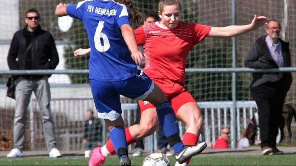 Die Torjägerin Sabrinas Rößner brachte den TSV Plattenhardt in Führung. Yavuz Dural