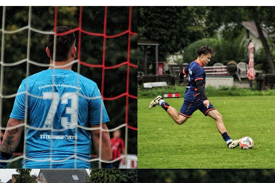 Torwart Leonard Pries und Fabian Lihsa Torwart Leonard Pries und Fabian Lihsa