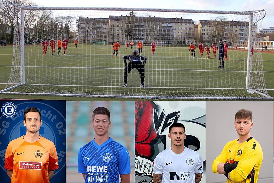 Vier Top-Torhüter aus der Region: Fabian Haas, Bastian Rossmanith, Mark Becker und Simon Marschall.