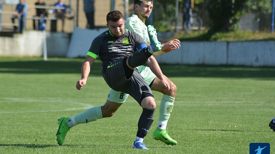 Aulebens Kapitän Ion Gorges musste bereits zur Pause verletzungsbedingt vom Feld.