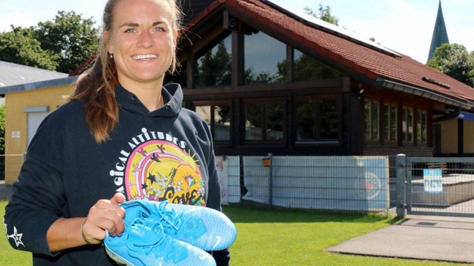 Wo alles begann: Bei der DJK Würmtal spielte Clara Schöne erstmals Fußball im Verein. Im Juni hängte sie ihre Fußballschuhe verletzungsbedingt an den Nagel.