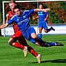 Voller Einsatz und zwei Treffer für den FC Neustadt: Steffen Rohrer (vorne)