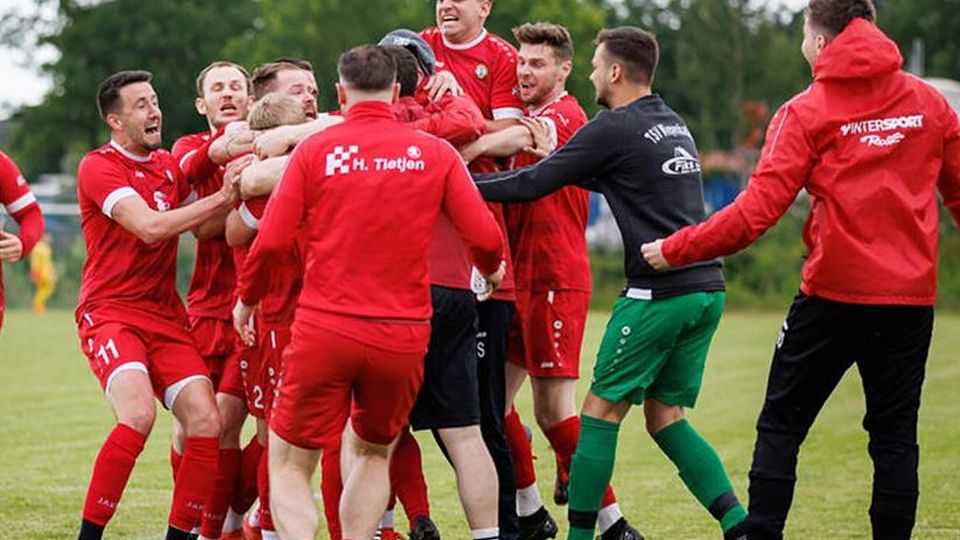 Der TSV Wiepenkathen hat sich in Hammah gegen den TSV Lamstedt zum Bezirksliga-Aufstieg geschossen.