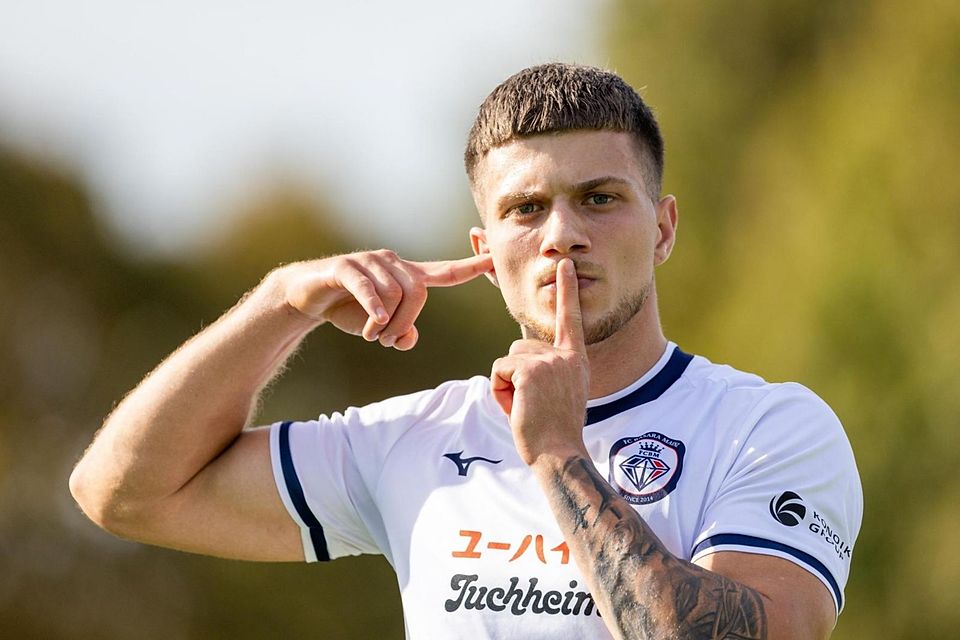  Mischt im engen Rennen um die Torjägerkanone in der Verbandsliga Südwest mit: Gianni Auletta vom FC Basara Mainz