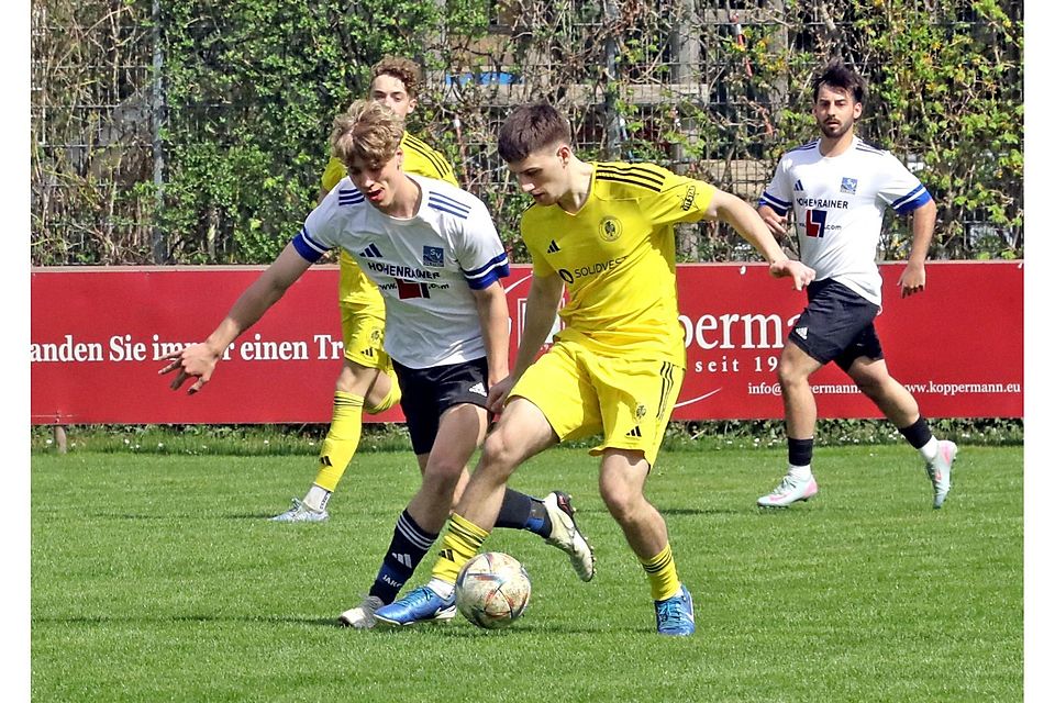 Hatte eine der besten Chancen des SVO auf dem Fuß: Jakob Selbald (l.).