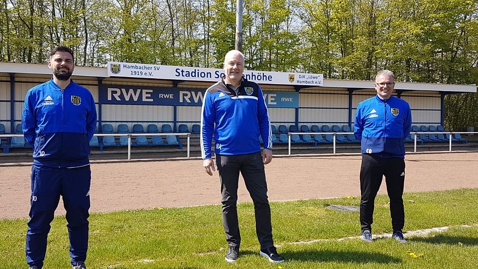 Geschäftsführer Mario Amft (mitte) mit Chris Böhme (links) und Gerwin Esser (rechts).