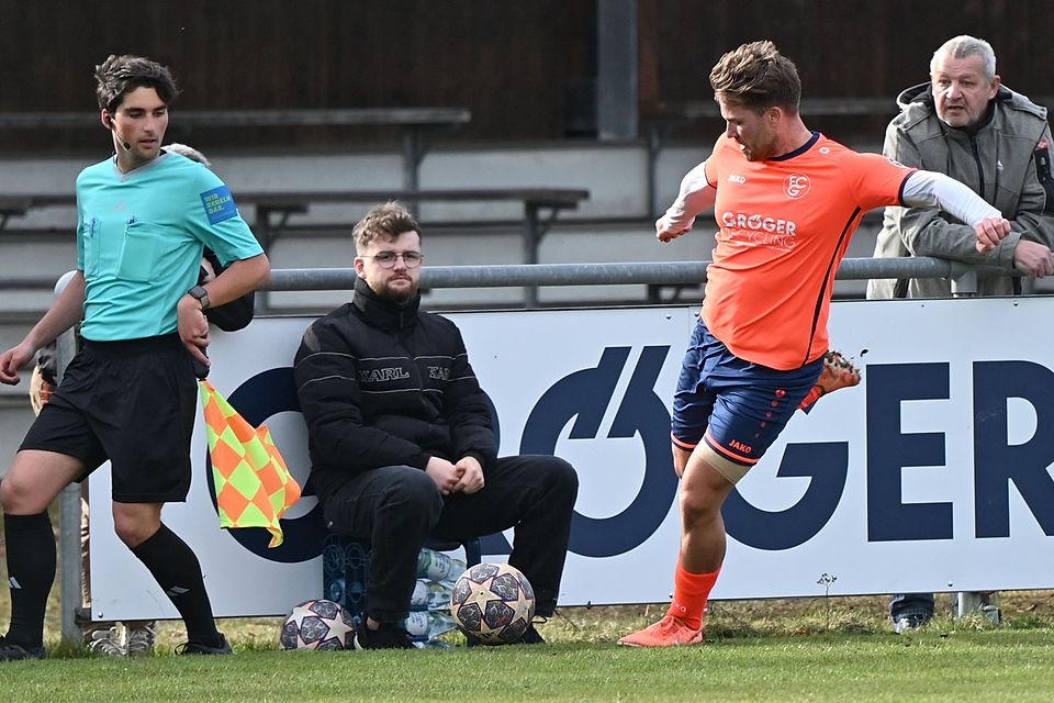 Spielte erstmals im Trikot des FC Günzburg und war sofort Dreh- und Angelpunkt im Bezirksliga-Team: Maximilian Braun