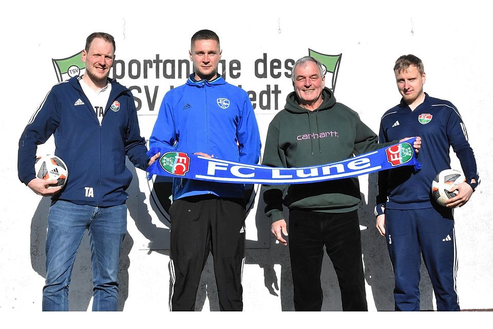 V.l: Tim Ahlers, Thorben Hüneke, Kai Künning, Christoph Grotheer