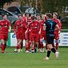 Der TSV Mönchröden (in rot) kommt nach dem 4:1 Sieg gegen Bad Kissingen mit ordentlich Selbstvertrauen daher