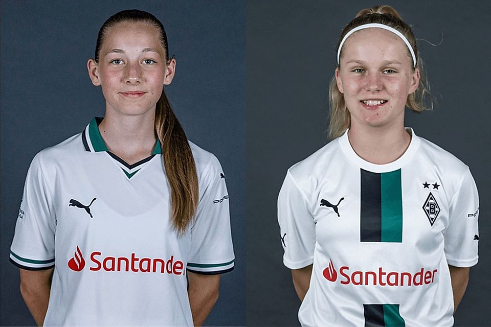 Fiona Itgenshorst (links) und Mia Giesen (rechts) vertreten Deutschland bei der U17-EM.