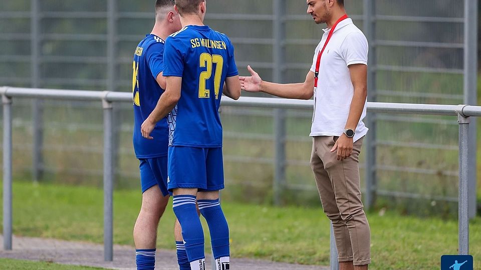 Nico Moser (rechts) wird auch nächste Saison bei der SG Meilingen an der Seitenlinie stehen. 