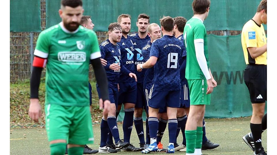 Ein bekanntes Motiv in dieser Bezirksliga-Saison: der Gegner jubelt, die Spieler des BCF Wolfratshausen haben das Nachsehen.