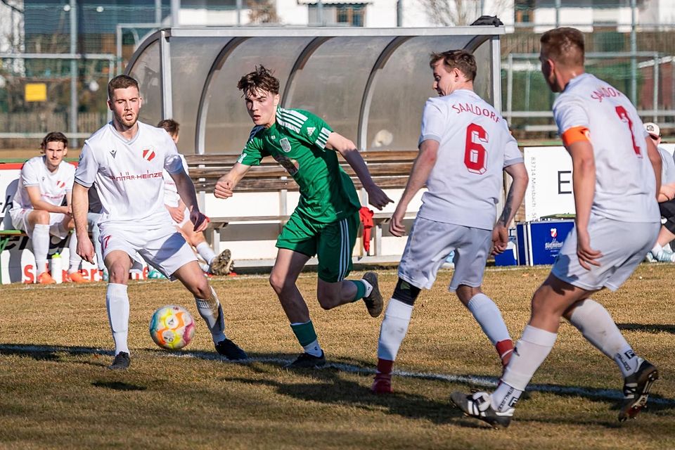 Macht den Unterschied: Maximilian Freundl traf beim FC Töging zum 2:0 für den TuS Holzkirchen.