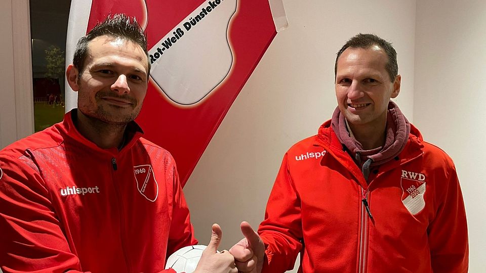 Martin Hinz (links) wird neuer Trainer in Dünstekoven.