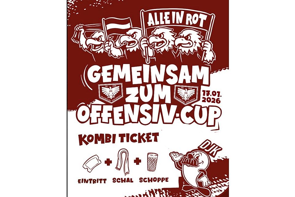 DJK Zeilsheim hat nicht nur auf dem Feld einiges vor beim Offensiv-Cup. DJK Zeilsheim hat nicht nur auf dem Feld einiges vor beim Offensiv-Cup.