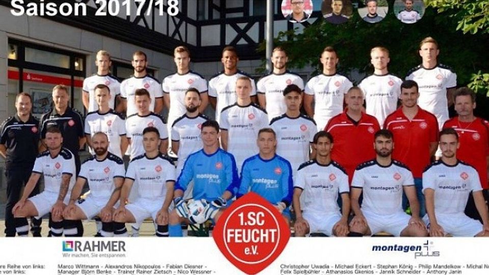 Die Mannschaft des 1.SC Feucht kämpft um den sofortigen Wiederaufstieg in die Bayernliga. Foto: Michael Schmidt