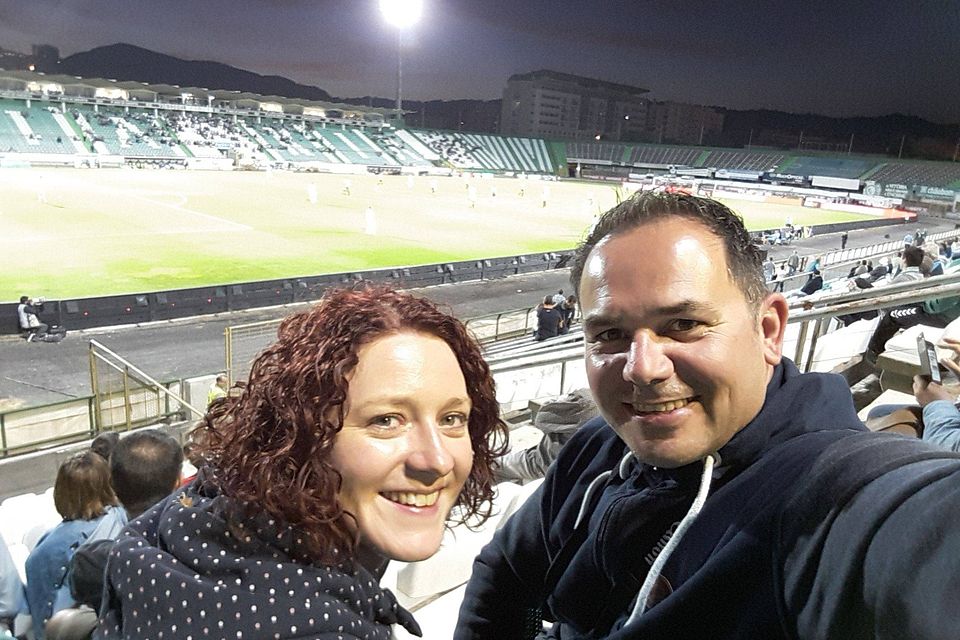 Portugal Urlaub 2017 mit Frau Tanja beim Spiel Vitoria Setubal - Boavista Porto
