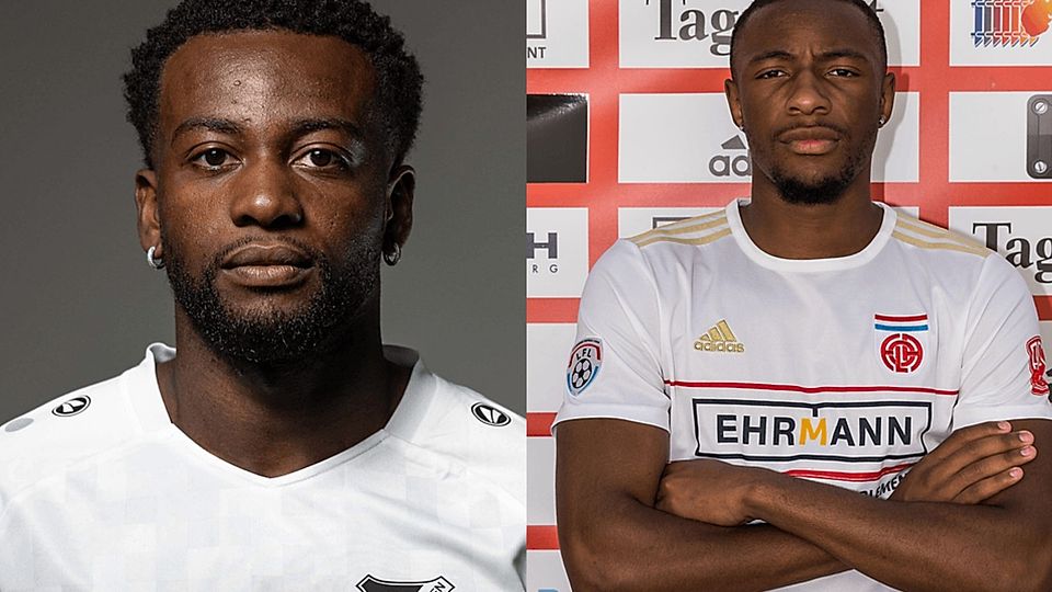 Der KFC Uerdingen hat Jeff-Denis Fehr (links) und Joey Tshitoku verpflichtet.