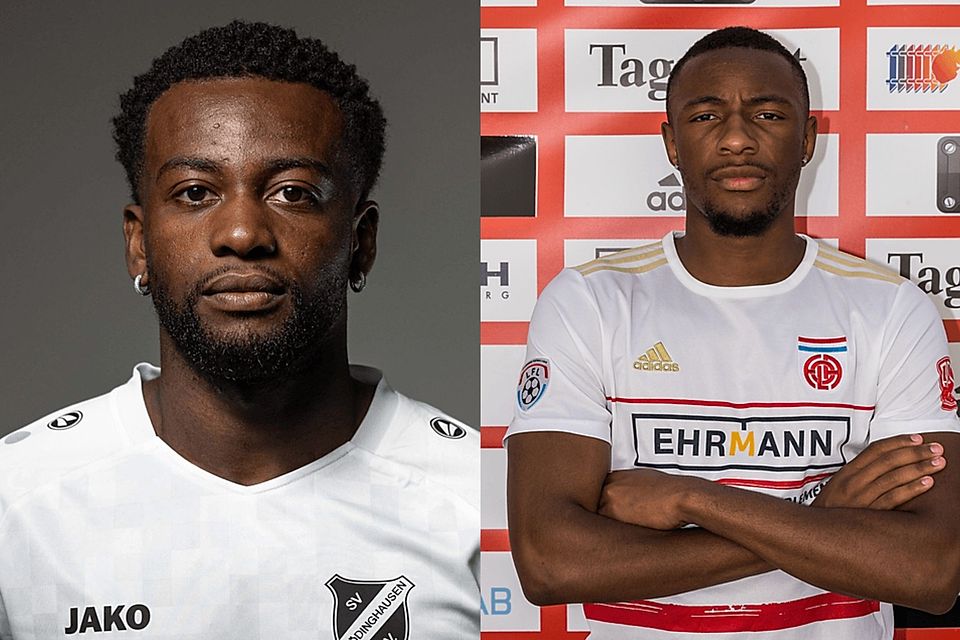 Der KFC Uerdingen hat Jeff-Denis Fehr (links) und Joey Tshitoku verpflichtet. Der KFC Uerdingen hat Jeff-Denis Fehr (links) und Joey Tshitoku verpflichtet.