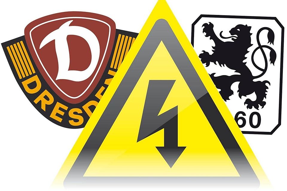 Drittliga-Duell mit Starkstromspannung: Dynamo Dresden gegen den TSV 1860.