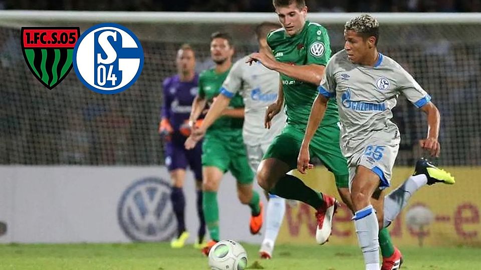 Er ist heute noch dabei: Kevin Fery und seine Schweinfurter empfingen im August 2018 in der 1. Runde des DFB-Pokals den FC Schalke 04. Auf ein ähnlich volles Haus hoffen die Schnüdel auch im März.