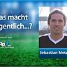 Sebastian Metzger ist ein begnadeter Fußballer, doch seit einigen Jahren geht es für ihn im Tennis hoch hinaus.
