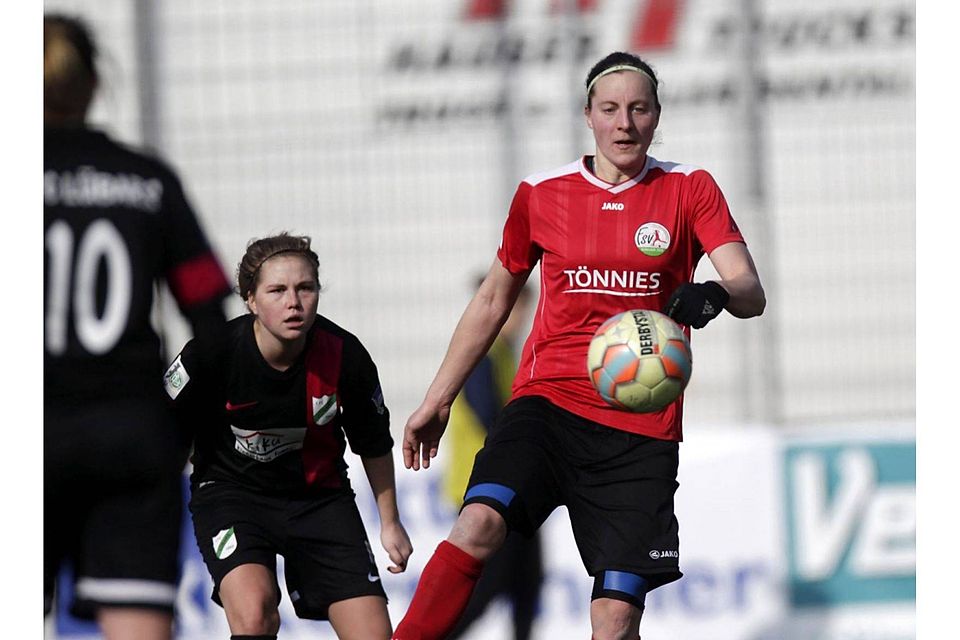 Ehrgeiz: Birgitta Schmücker, in allen 17 Saisonspielen für den FSV am Ball, hat einen Sieg über Kiel im Visier. F: Martinschledde