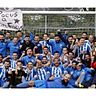Erfolgsmannschaft: Hellas Rüsselsheim hat sich die Meisterschaft in der Kreisliga A gesichert. Foto: Vollformat/André Dziemballa