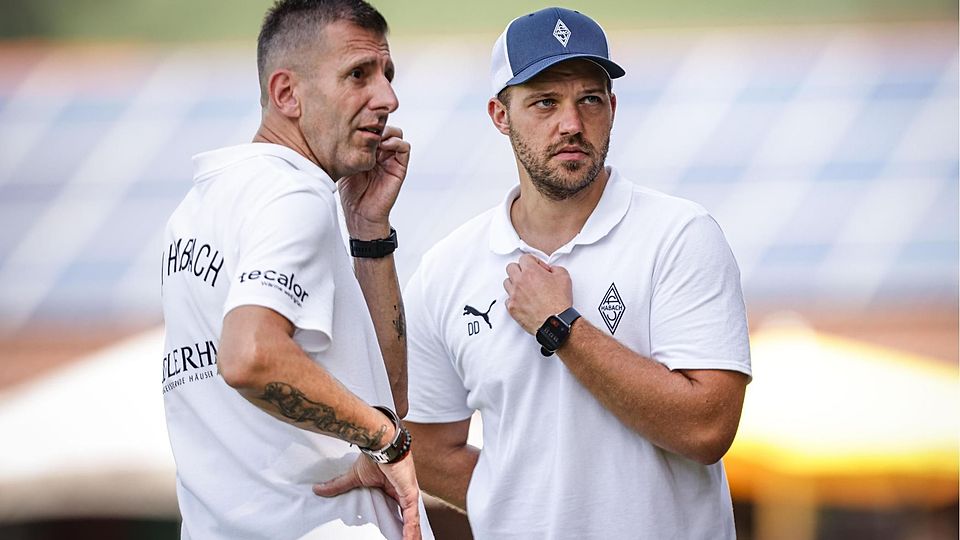 Fühlen sich wohl in Habach und werden akzeptiert: Trainer Michael Schmid (links) und sein Co-Trainer Dominik Detert.