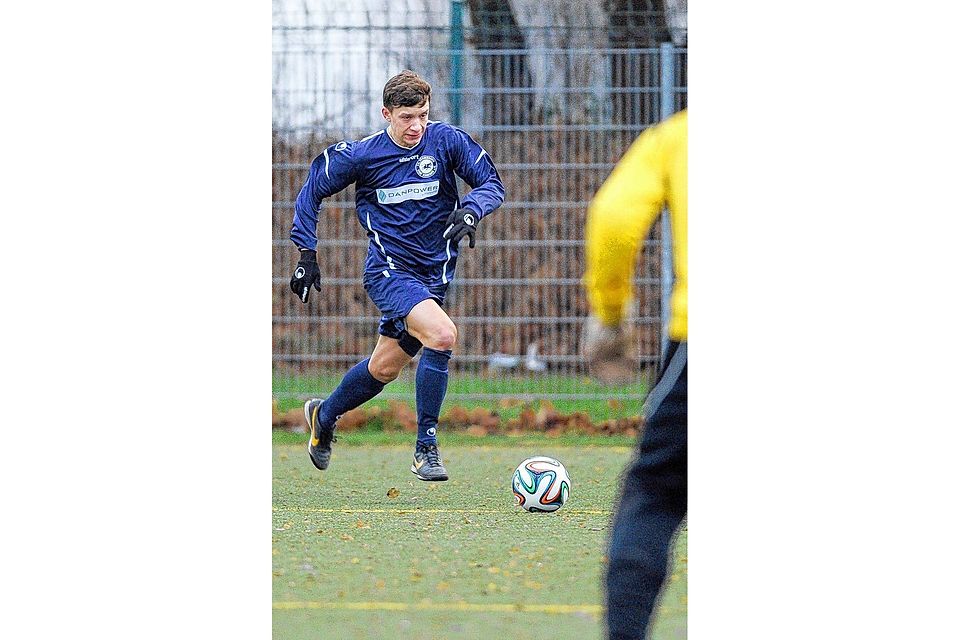 Maximilian Buchman allein (hier in einer früheren Partie) machte vier Tore beim 18:0 des FC Förderkader gegen Thelkow: das 4:0, das 7:0, das 12:0 und das 15:0. Foto: Georg Scharnweber