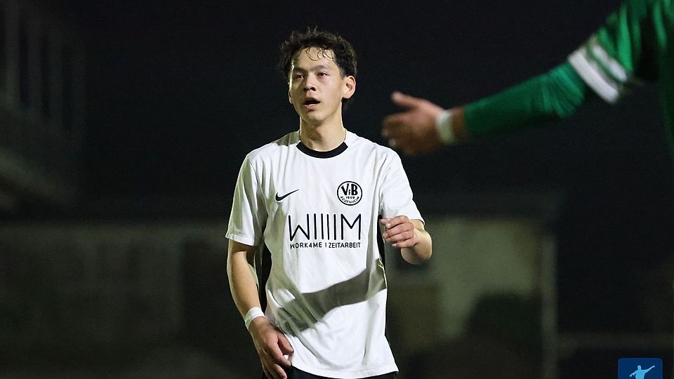 Kenzo Kramer, sonst einer der wenigen Lichtblicke in dieser Bodenheimer Saison, sah früh im Spiel die Rote Karte.