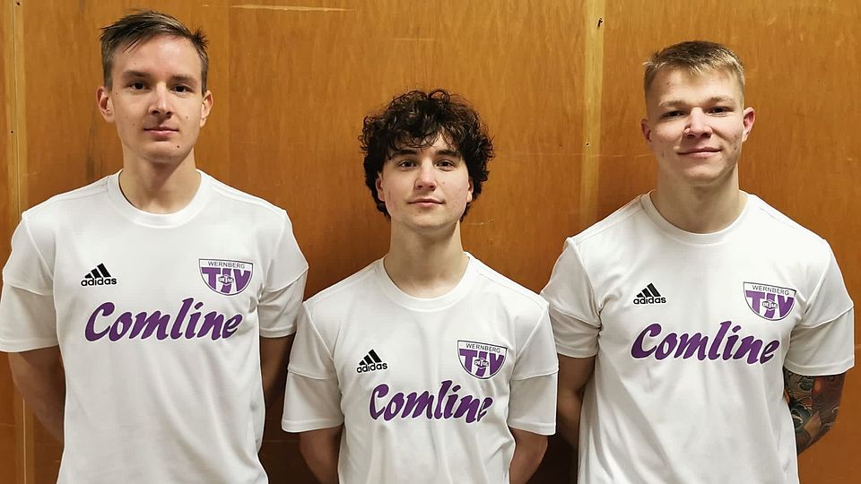 Vaclav Vlnar, Samuel Tezky und Erik Eger (von links) unterstützen den TSV Detag Wernberg im Abstiegskampf.