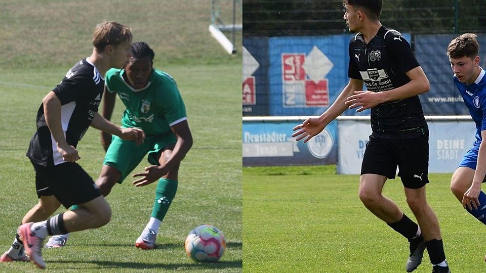 Nino Noel Bernschneider (links) & Mohammed Al Kathib (rechts) kehren nach ihrer Zeit beim FC Coburg in die Spielzeugstadt zurück.