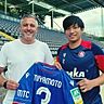 Neu in Wuppertal: Toshiaki Miyamoto (r.).