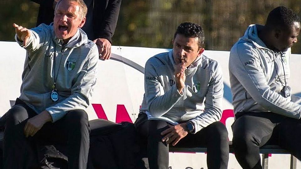 Bis 2024 bleibt Holger Möllers (links) noch Chefcoach, dann wird Co-Trainer Omid Asadollahi (Mitte) übernehmen.