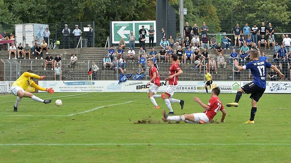 2018 hielt der VfB gegen den Waldhof ordentlich dagegen.
