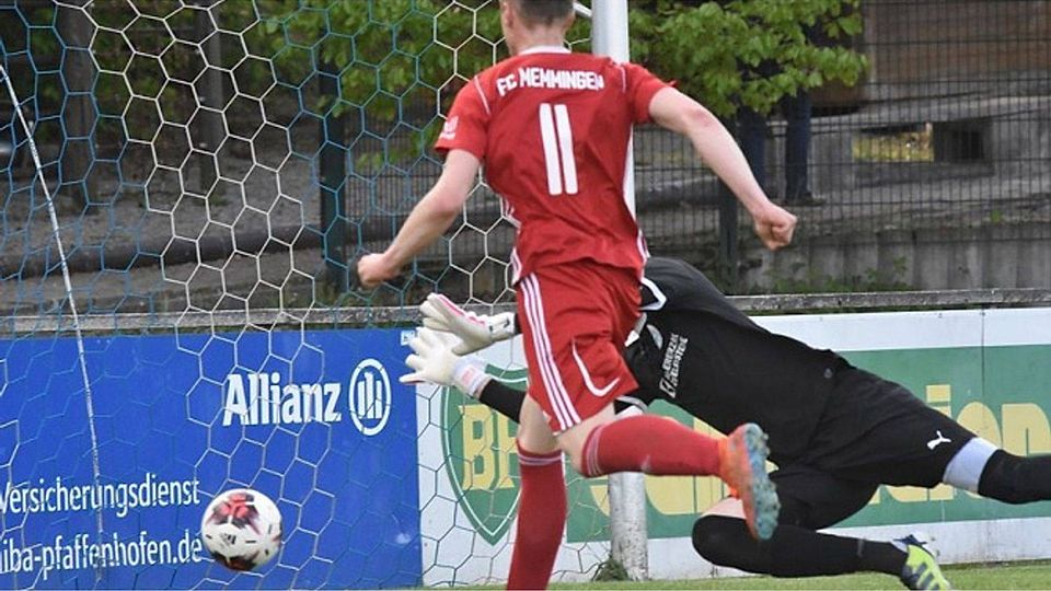 Gegen Memmingen hagelte es gleich acht Gegentreffer. F: Metzler