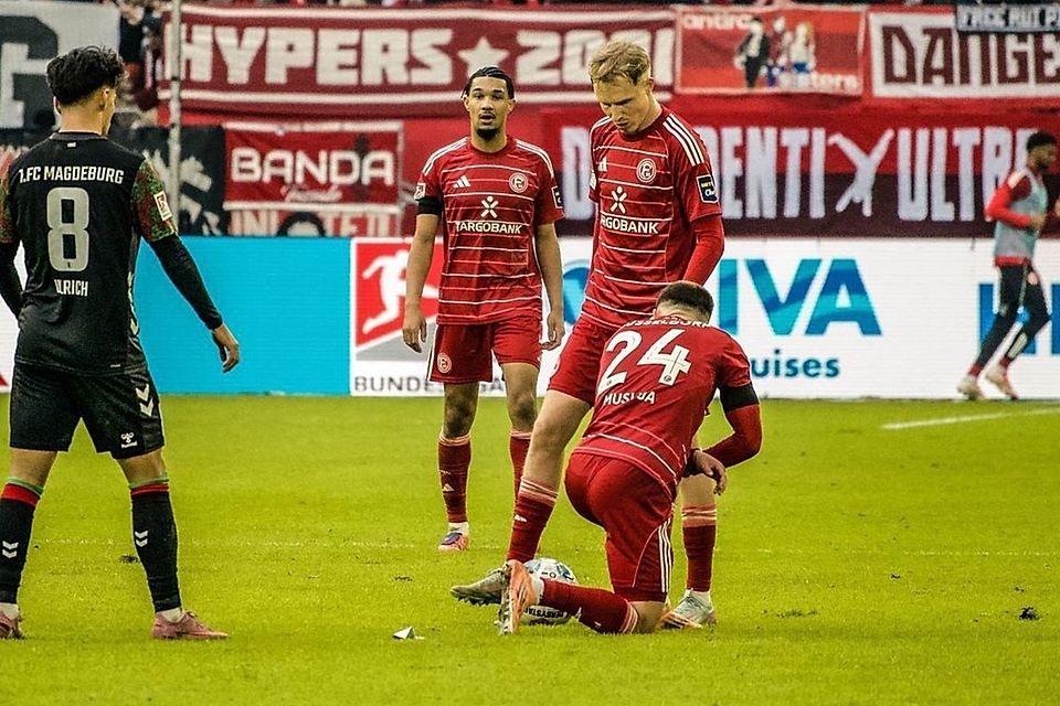 Schlechte Ausgangslage für Düsseldorf. 