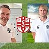 Miroslav Savanovic (links) ist nicht mehr Trainer beim FC Fürth, Sportmanager Frank Ester übernimmt vorerst an der Seite von Thomas Felber.
