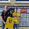 Dominik Schneider (rechts) mit SVG-Teammanager Alexander Breunig 