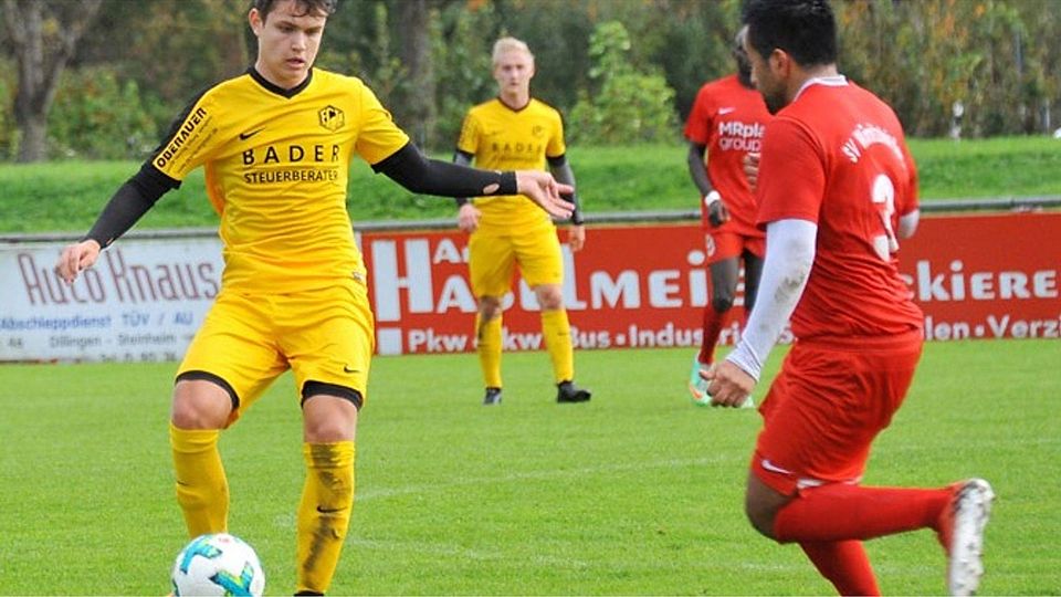 Einer der hoffnungsvollen FCL-Youngsters: Janik Schreitmüller (am Ball) beim 2:1 gegen Wörnitzstein.   F.: Karl Aumiller