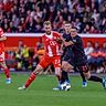 Durch einen 2:0-Erfolg in Leverkusen zog der FC Bayern erstmals seit 2020 wieder ins Finale nach Berlin ein. 