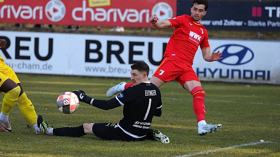 Am Ende ist es ganz knapp: Vilzing verliert zuhause gegen Augsburg.