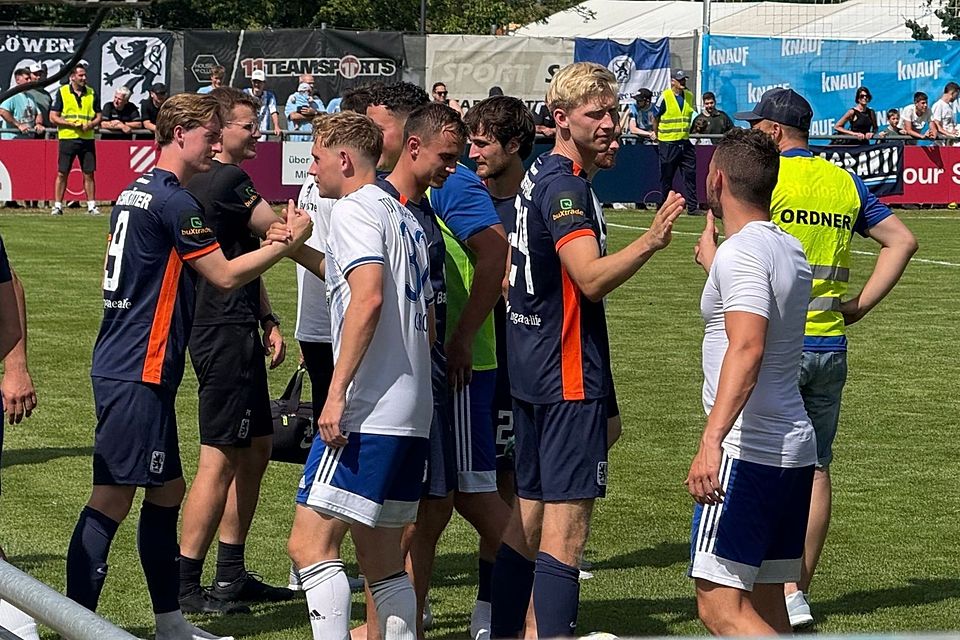 Am Ende wurde es deutlich: Zur Pause führte der TSV 1860 München in Grafenau nur mit 1:0.